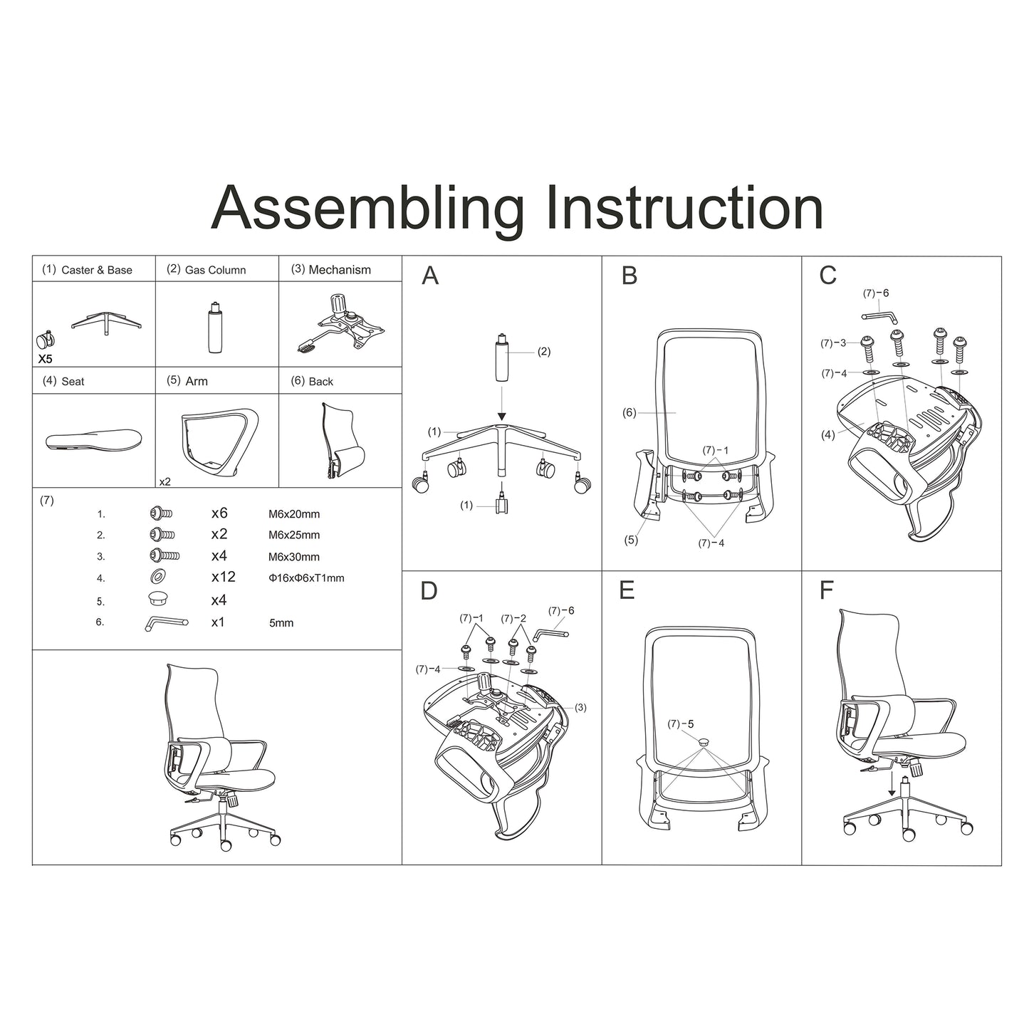 Ergonomic Green Office Chair with Adjustable Lumbar Support