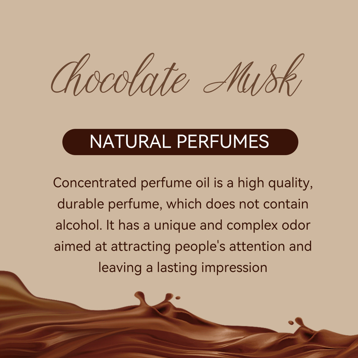 Household Chocolate Musk Long-lasting Non-exciting Perfume
