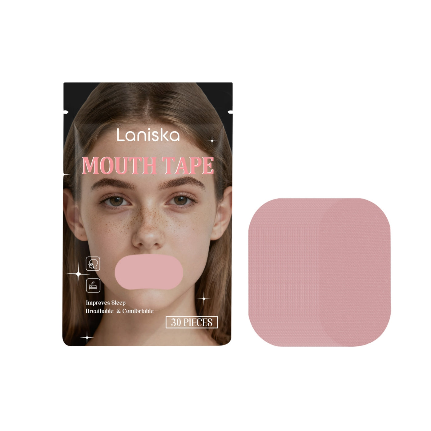 Anti-Snoring Sleep Patch - 30 Patches for Better Sleep, Menthol & Mint Extract