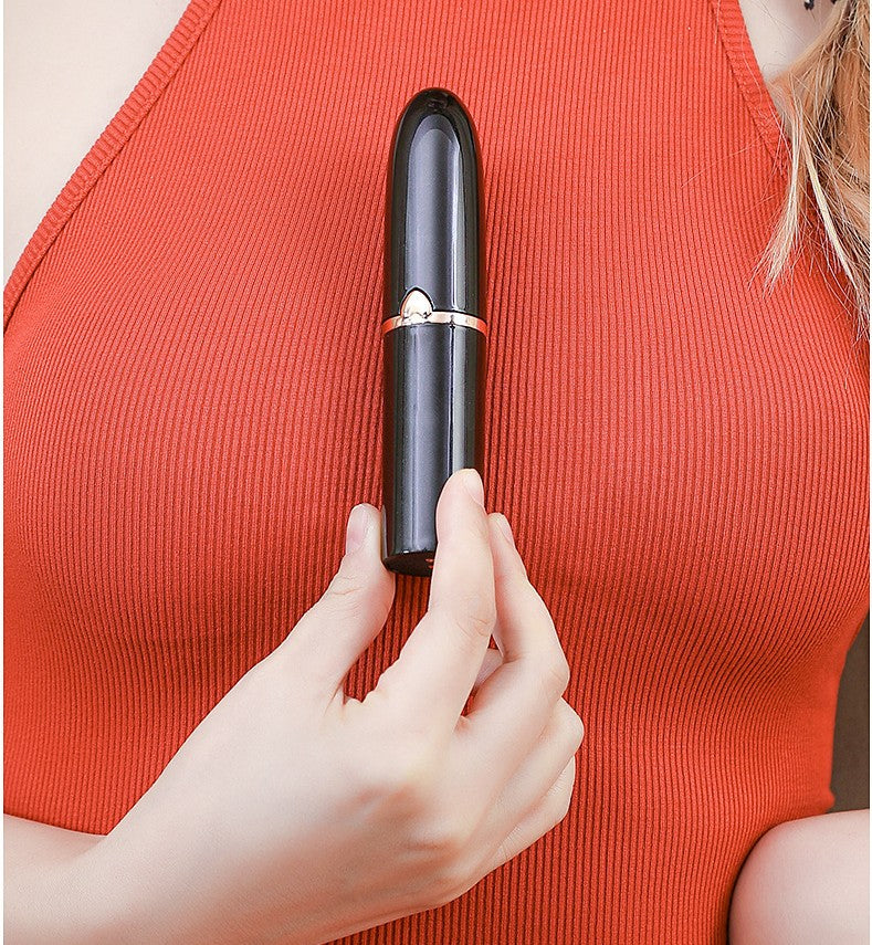 USB Rechargeable Egg Sucking Vibrator Nursing Tool - Black, 6 Modes