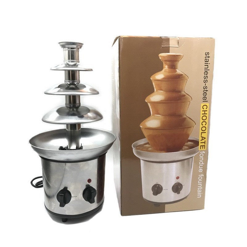 Four-Layer Chocolate Fountain Machine for Home & Party Use
