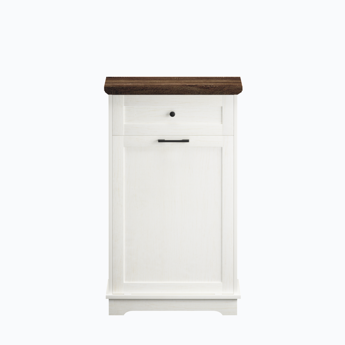 10 Gallon Tilt-Out Trash Cabinet - Antique White