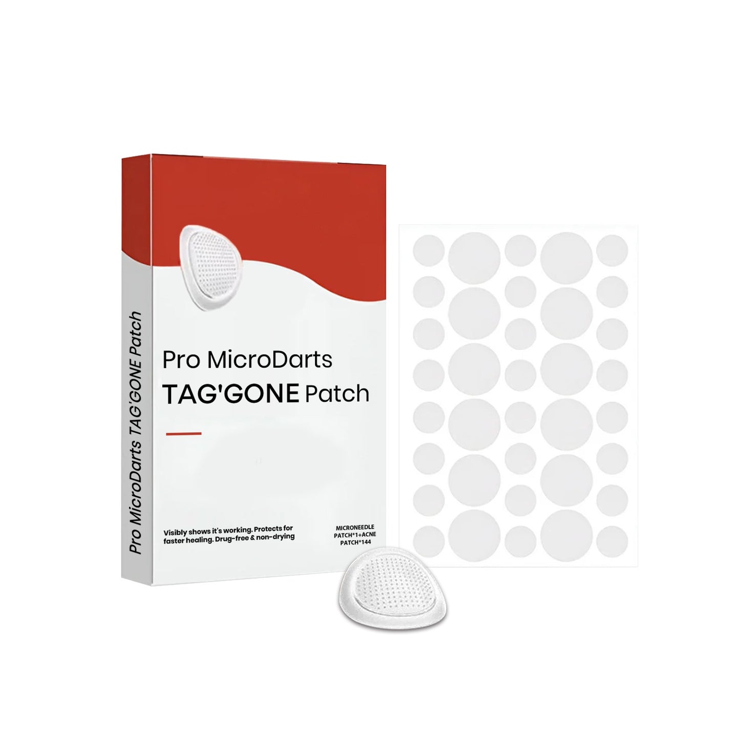 Acne and Wart Relief MicroNeedle & Patch Set - Skin Care Treatment