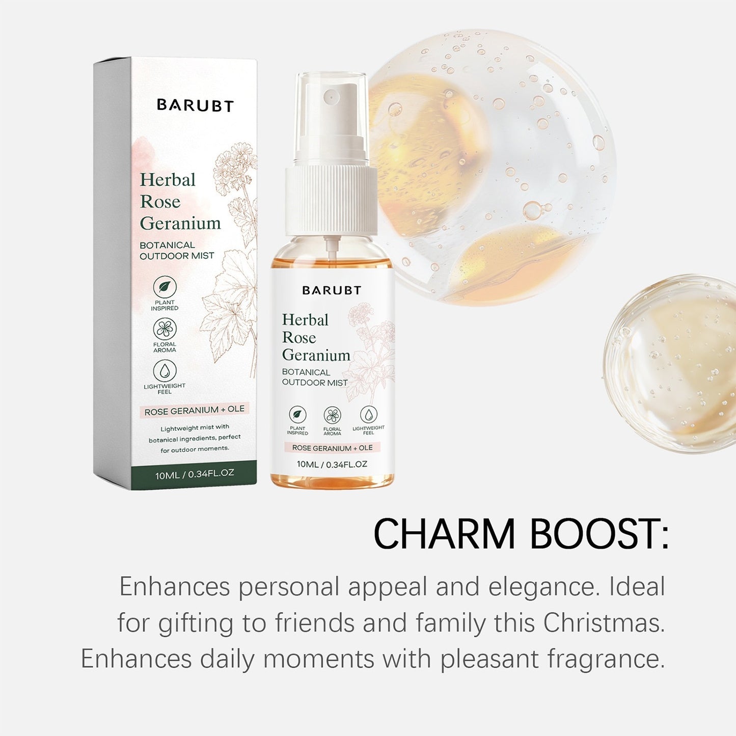 Botanical Outdoor Face Mist - 10ml Hydrating Skin Care Spray