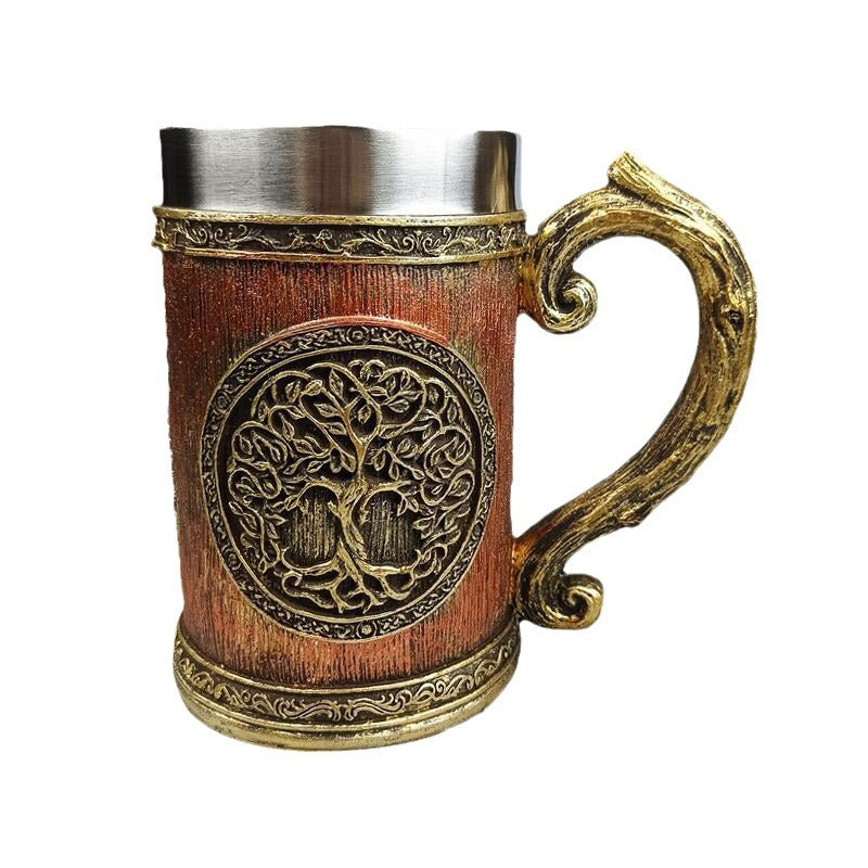 600ml Resin Tree Beer Stein Mug - Creative Trendy Drinkware