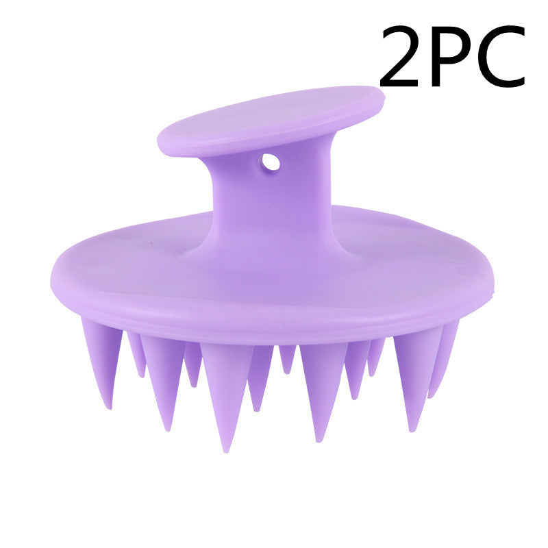 Silicone Shampoo Brush Massage Hair Scalp Cleaner Hair Care Tool