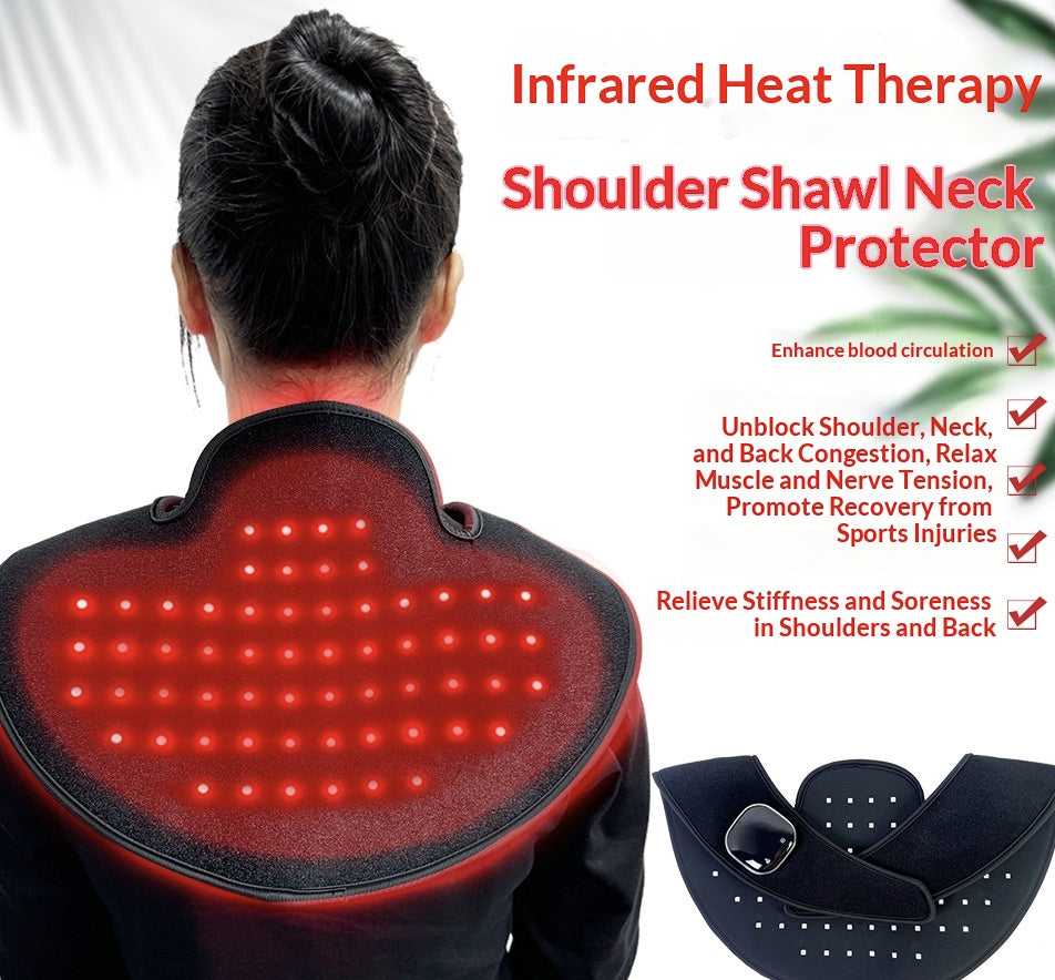 Heating Shoulder and Neck Massager – Thermotherapy, Black