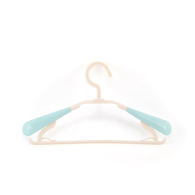 Retractable Clothes Rack - Non-Slip Brown Wall Mount Storage Organizer