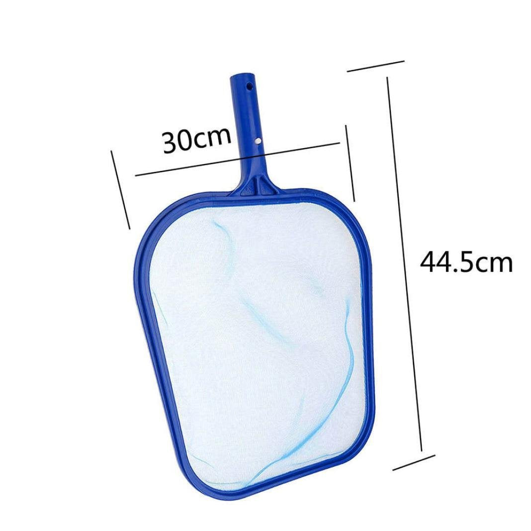 Pool Skimmer Net for Cleaning Leaves & Debris - Lightweight Fine Mesh Pool Net (Blue)