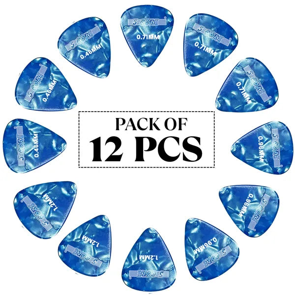 Guitar Picks Variety Pack - Light, Medium, Heavy, Extra Heavy