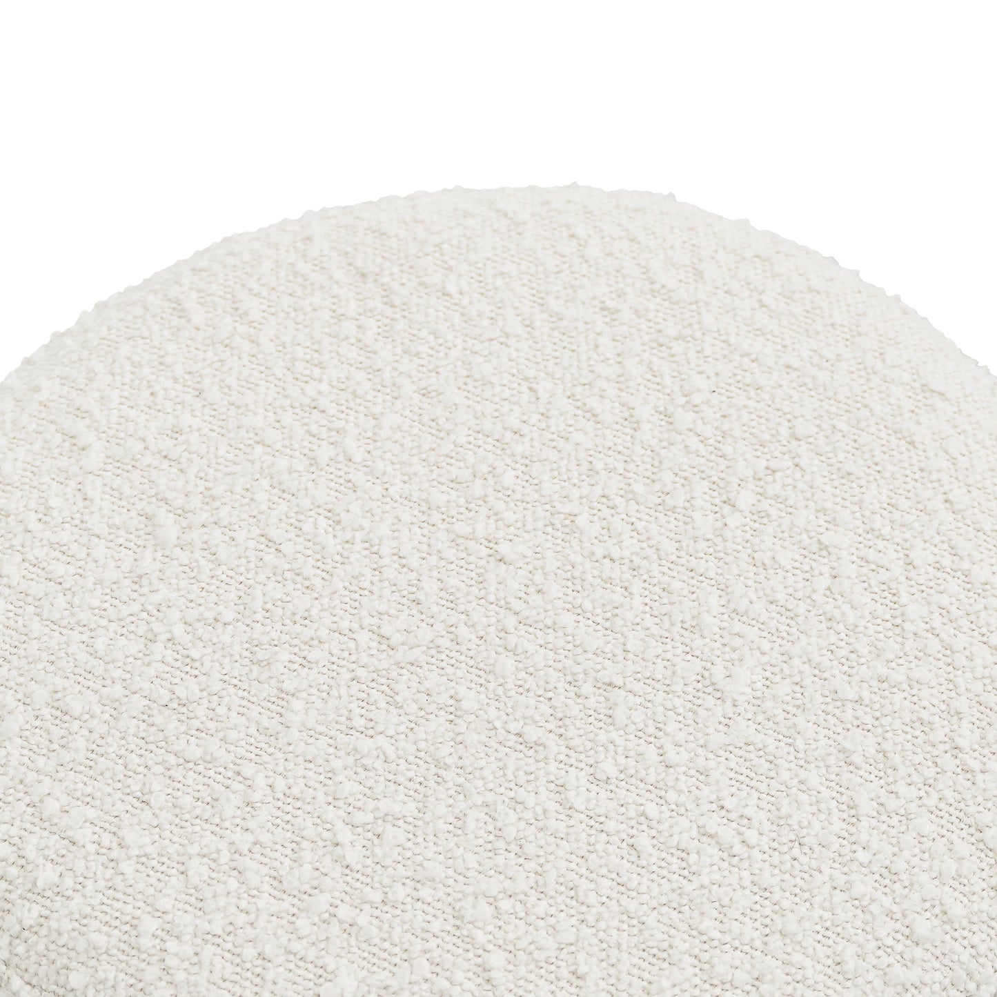 Wesley Ivory Boucle Stool
