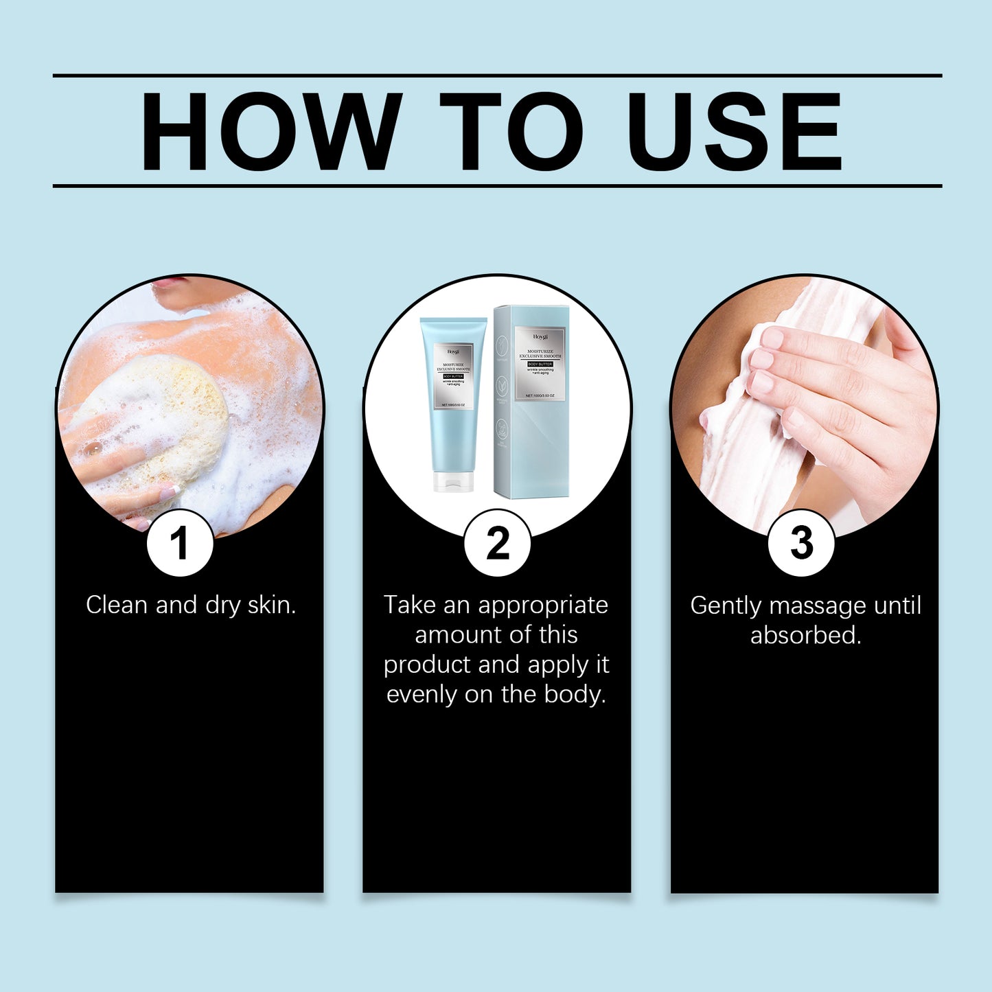 Firming Body Butter Cream with Hyaluronic Acid - Anti-Aging Moisturizer