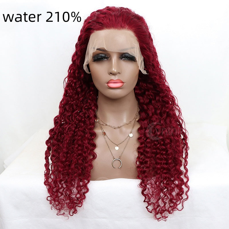 Former Lace Human Hair Wig with Water Color Variants - Natural Style & Length Options
