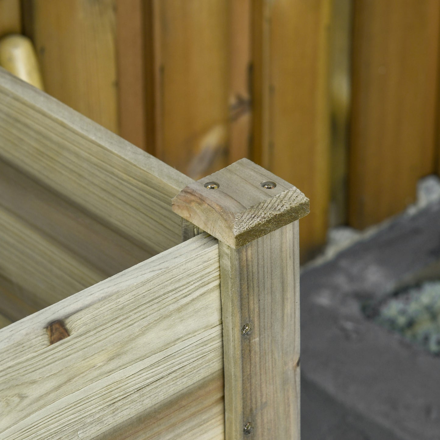 Raised Garden Bed with Legs and Storage Shelf - 36x20x30 Inches