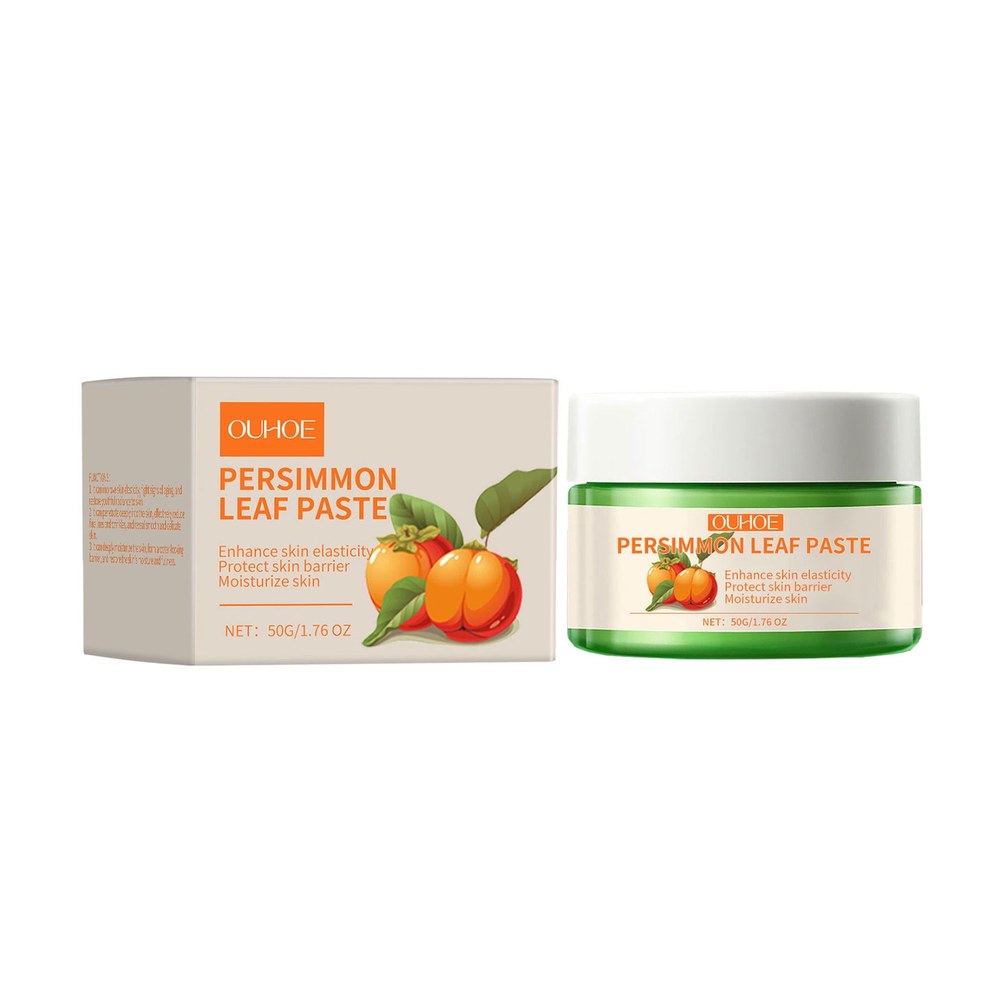 Persimmon Leaf Moisturizing Face Cream - Hydrating Vitamin E Facial Care