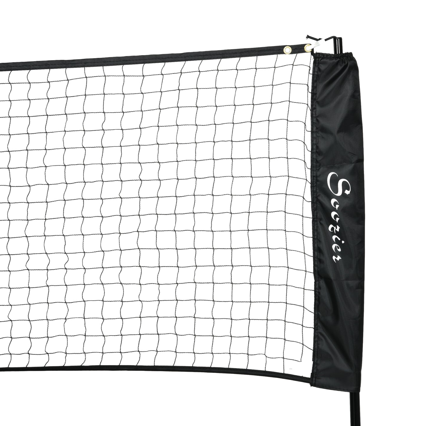 Adjustable Badminton Set with Volleyball and Pickleball Equipment