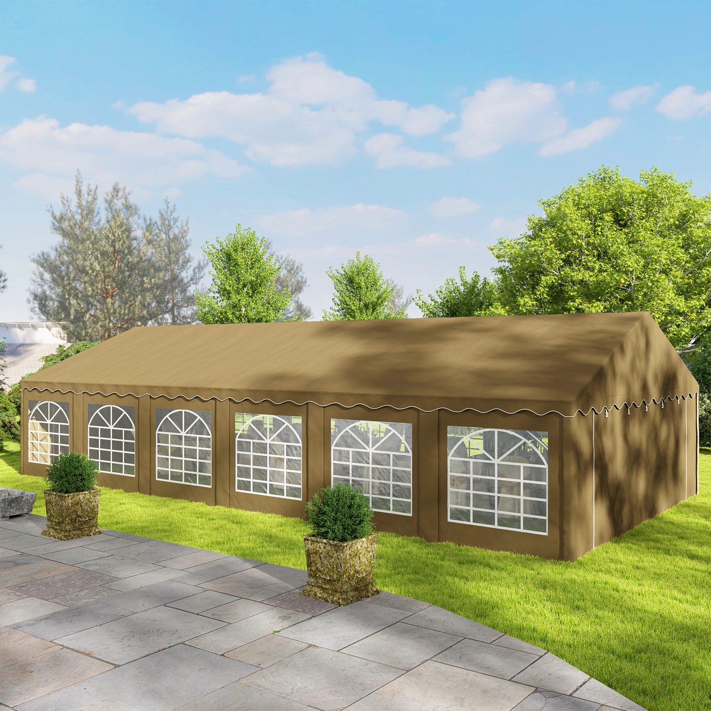 20' x 40' Outdoor Canopy Tent with Sidewalls & Windows