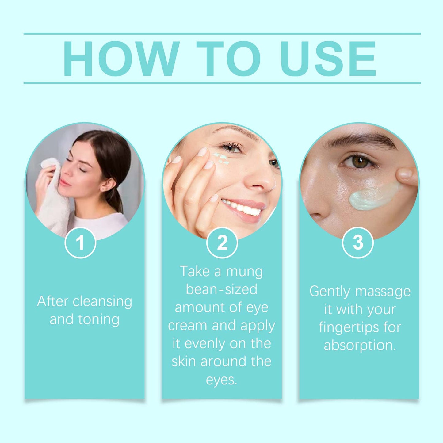 Firming Eye Cream for Dark Circles and Fine Lines - Moisturizing Formula