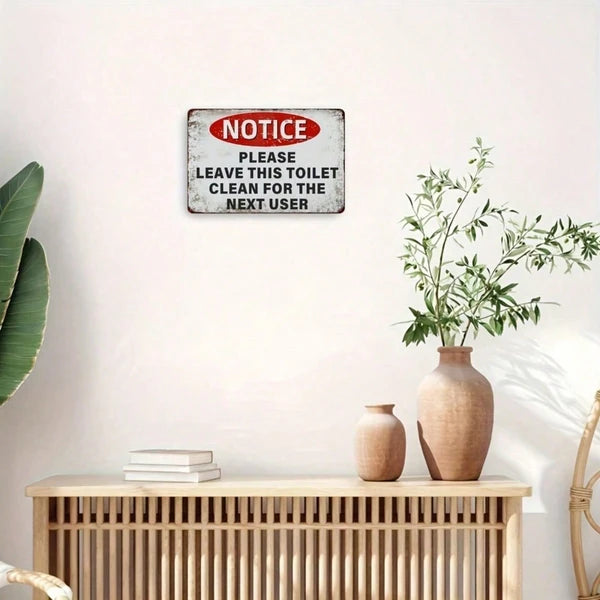 Metal Tin Wall Sign - 20 cm x 20 cm Decorative Art