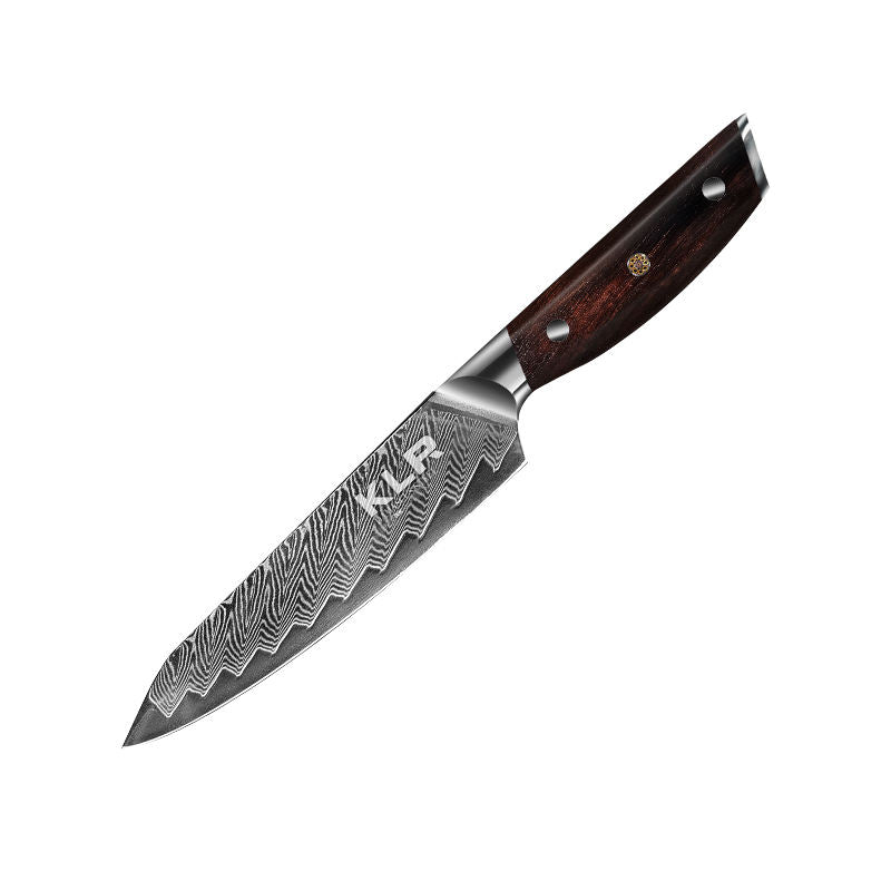 Damascus Kitchen Knife for Meat and Fruit Cutting - Versatile Chef's Knife