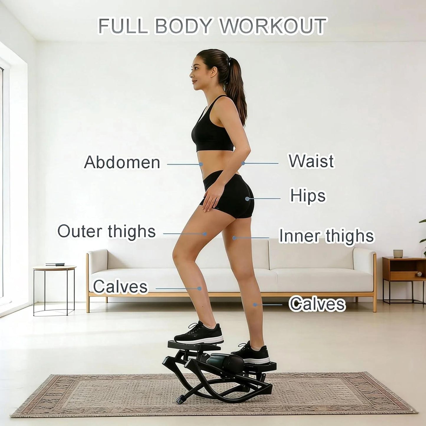 Mini Stepper - Compact Anti-Slip Indoor & Outdoor Fitness Equipment