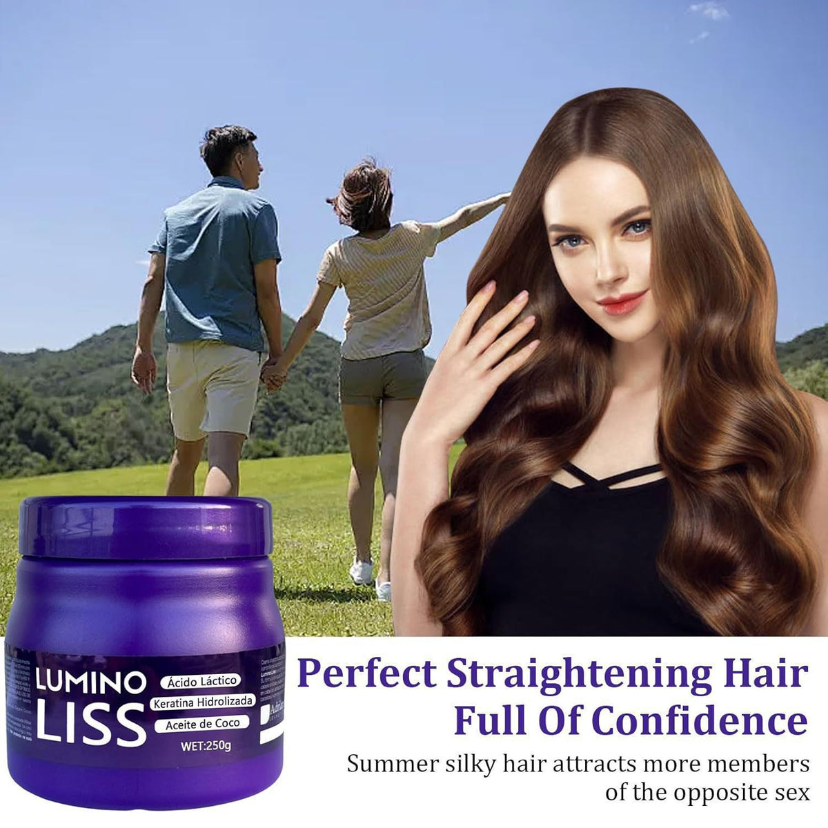 Portable Household Soft And Nourishing Straight Hair Cream