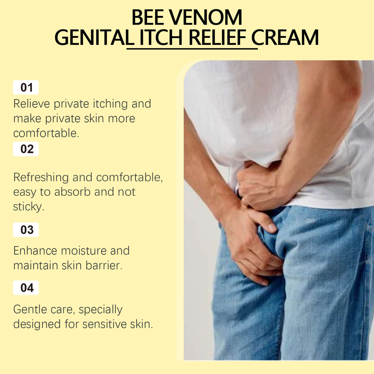 Male Neck Cream Body Skin Mild