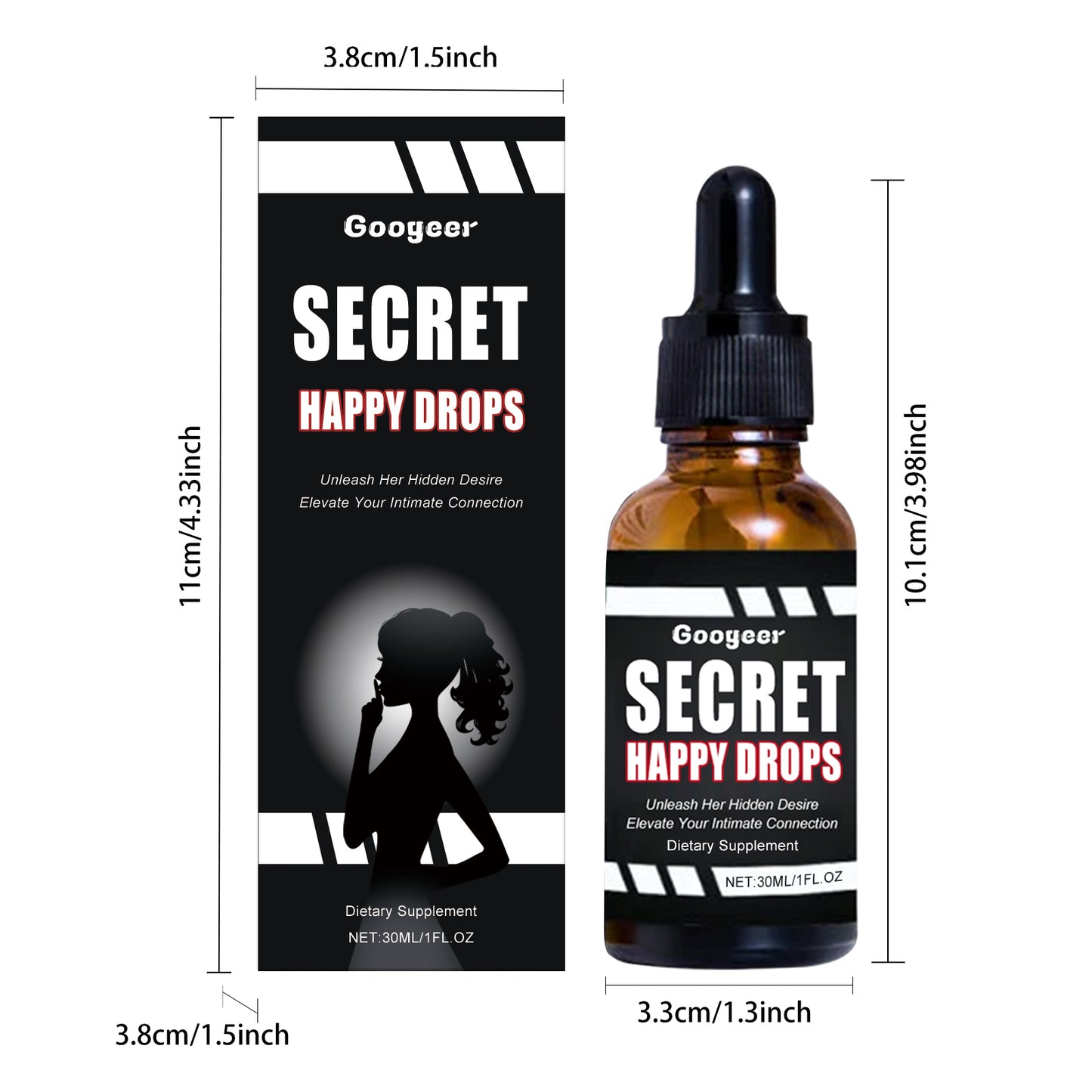 Intimate Support Supplement Drops with Muira Puama & Tribulus - 30ml