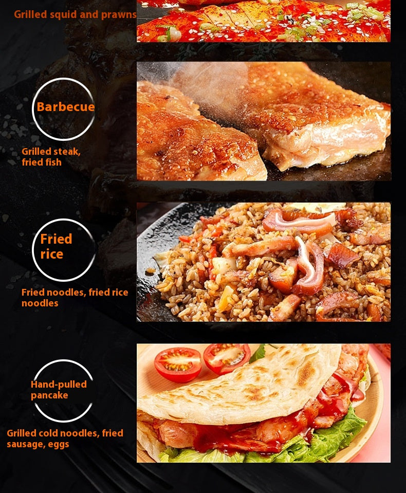 Electric Grill Commercial Kitchen Equipment Gas Stall Cold Noodle Roasting Machine