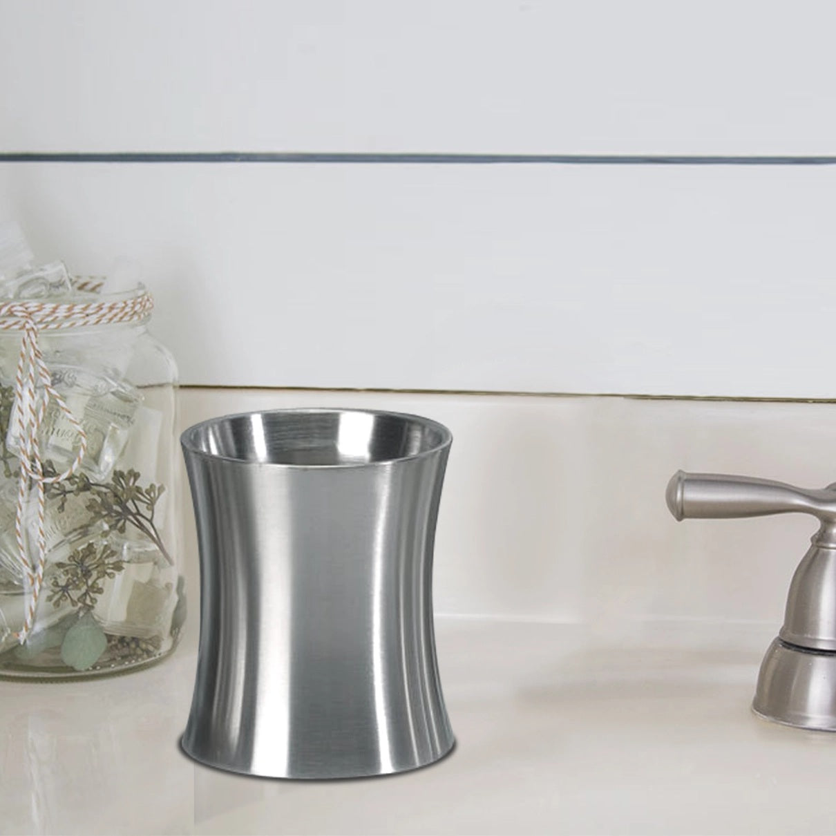 Stainless Steel Tumbler Cup Decorative Rinse Cup,Drinking