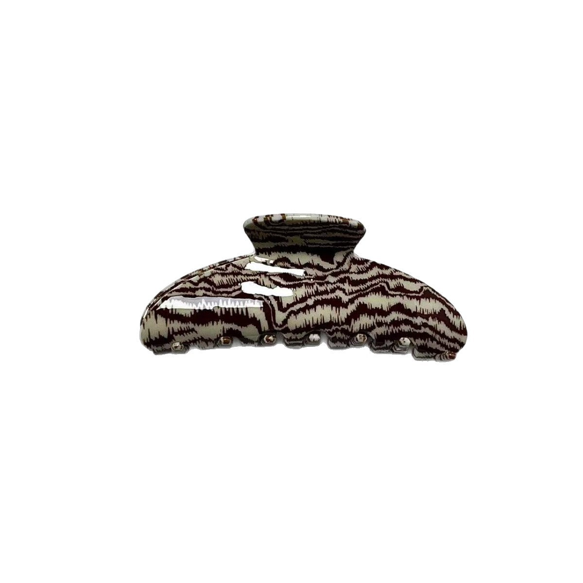 Vintage Acrylic Hair Clip - Large Retro Style