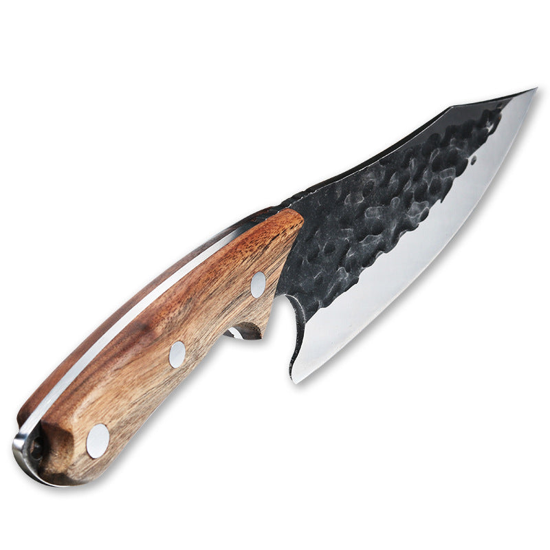 7 Inch Hand Forged Stainless Steel Kitchen Knife - Multipurpose Chef's Knife