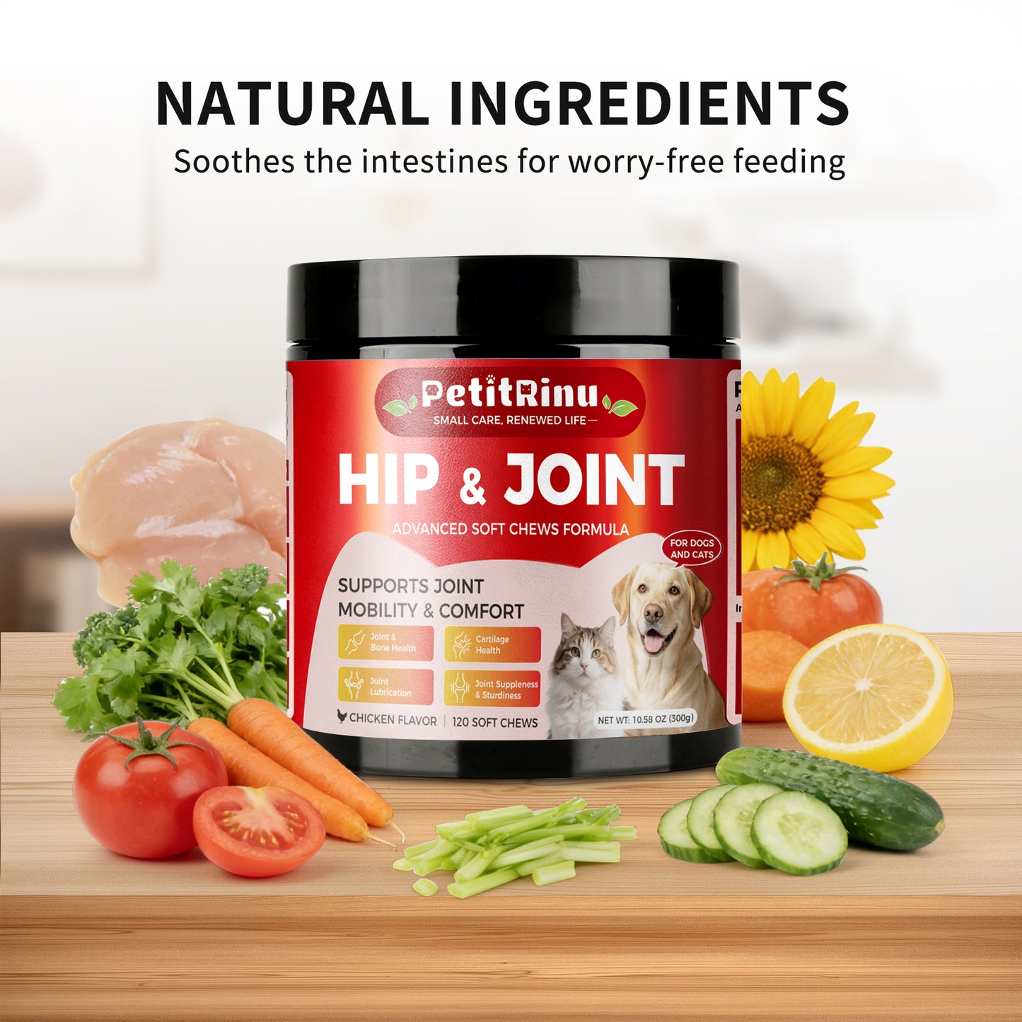 Joint Supplement for Dogs & Cats - Pet Vitamins and Support
