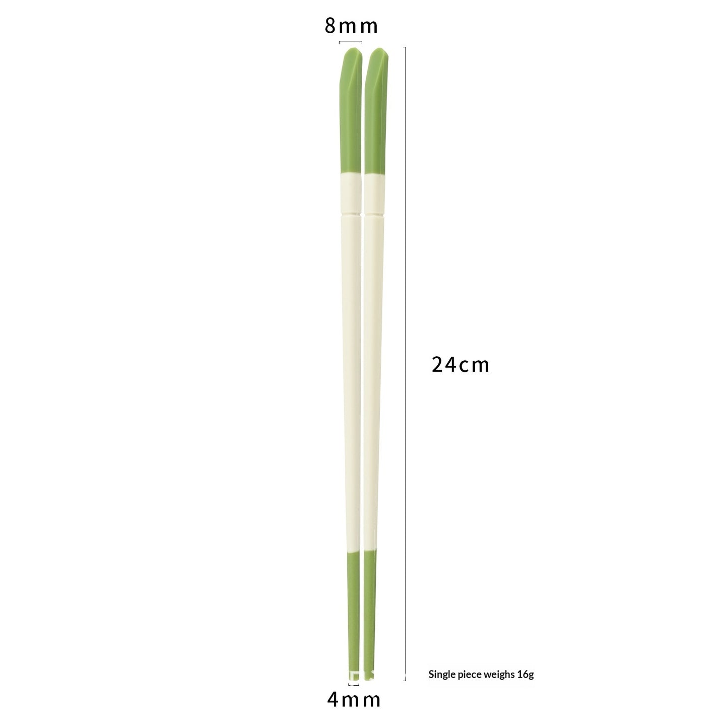 High-Temperature Resistant Matte Finish Chopsticks with Silicone Tips - Kitchen Dining