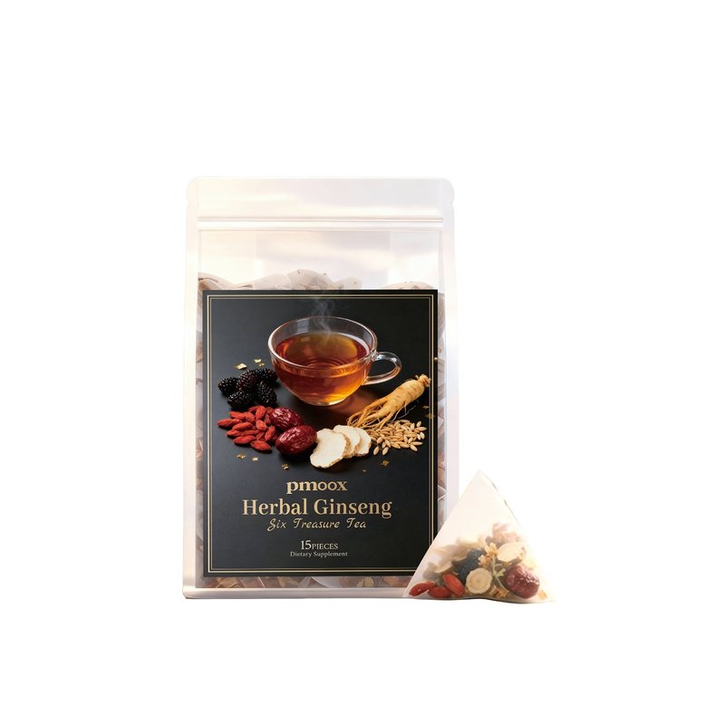 Herbal Ginseng Six Treasure Tea - 15 Pieces