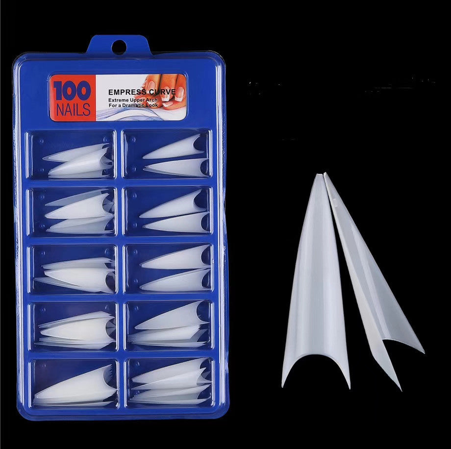Nail Art Sheets - Long Pointed Fake Nails for Salon & DIY - 100 or 500 Pieces