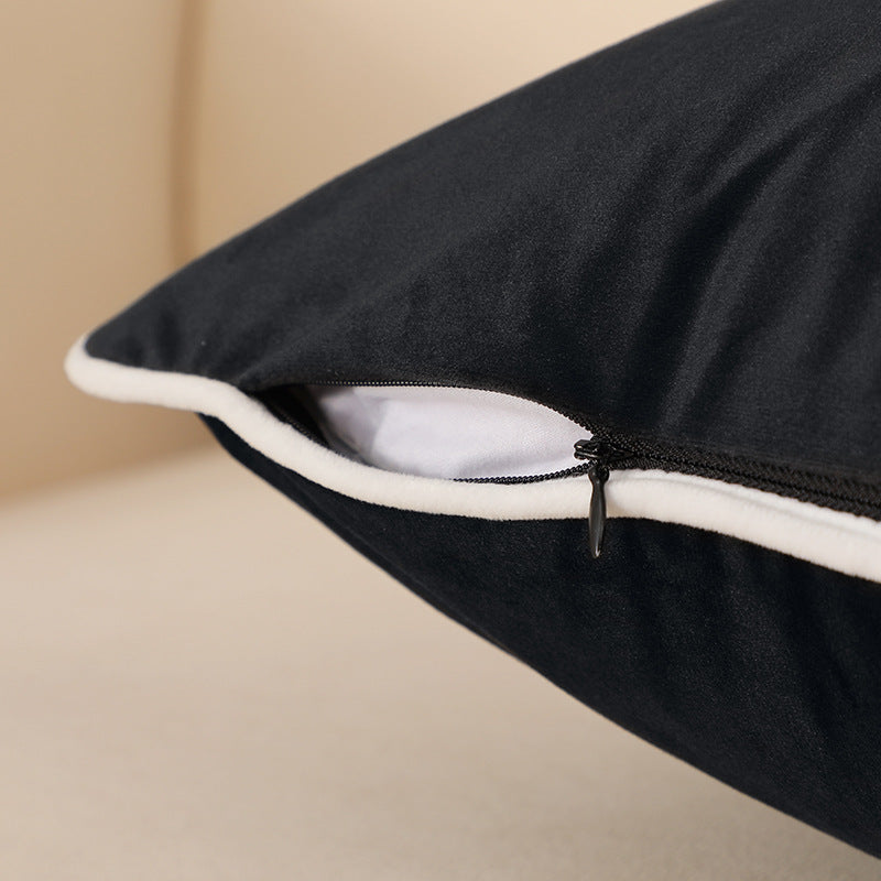 Solid Color Velvet Pillowcase - Home Decor Bedding 45x45CM