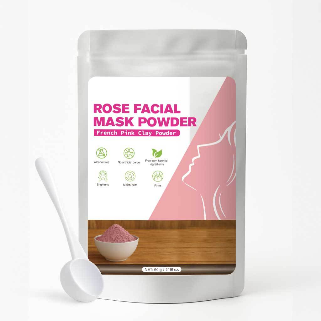 Rose Mask Powder 60g Facial Skin Care Clay for Gentle Hydration