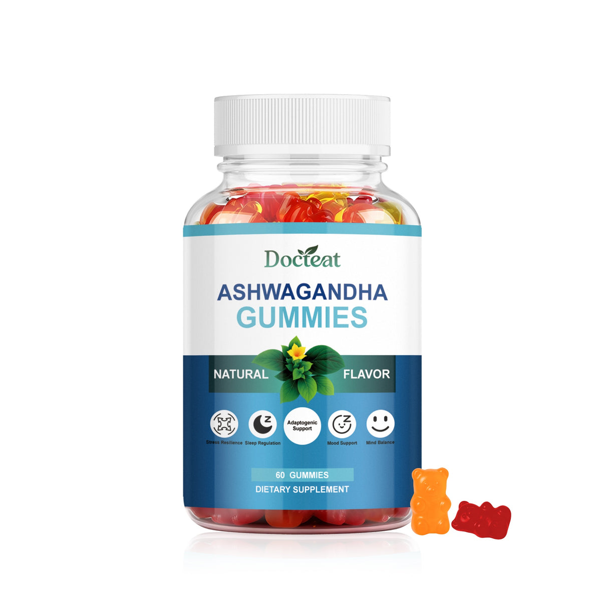 Withania Somnifera Root Extract Fudge - 60 Gummies
