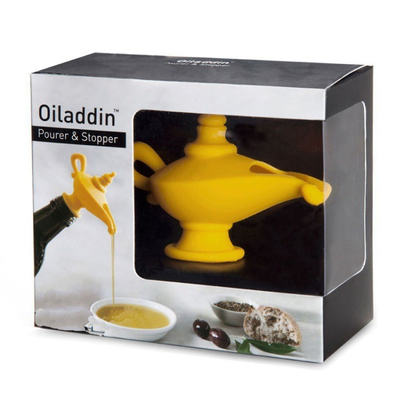 Oil Pourer and Stopper - Silicone Spout for Olive Oil