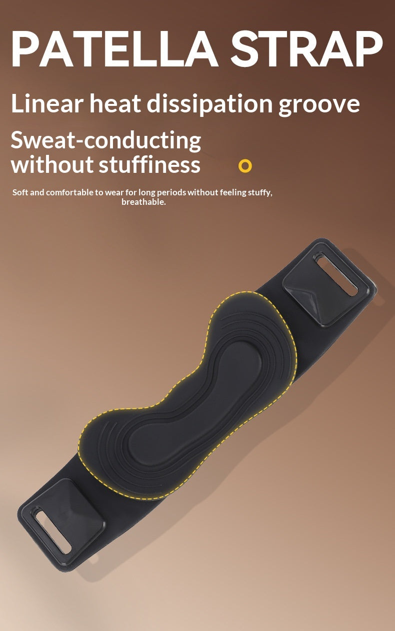 Butterfly-Style Silicone Knee Brace Strap – Sports & Injury Prevention