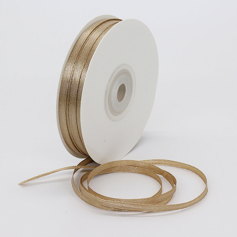 0.3cm Double-Sided Polyester Ribbon - Multiple Colors Available