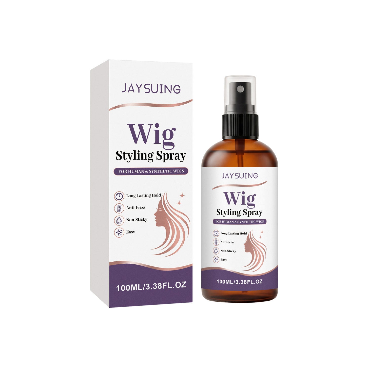 Wig Styling Spray 100ml - Hair Styling Product for Wigs & Hairpieces