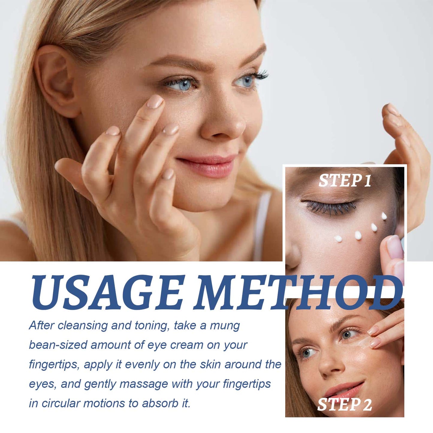 Firming Eye Gel for Dark Circles, Anti-Wrinkle & Puffiness Treatment
