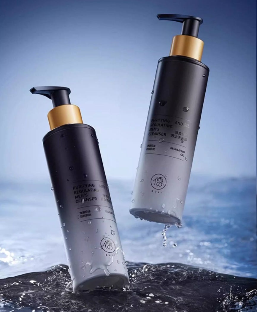 Men's Oil Control Blackhead Remover Facial Cleanser 150ml