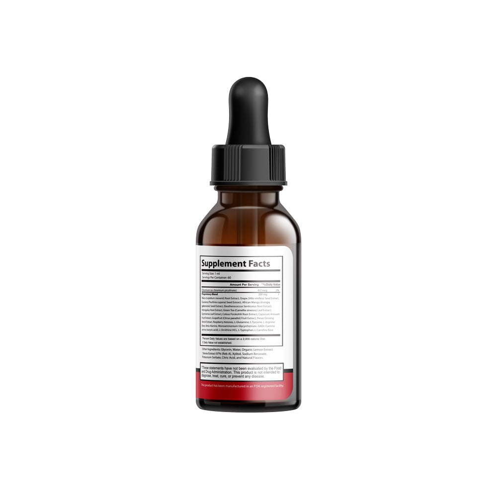Ketone Liquid Drops for Weight Loss & Metabolism Support - 60mL