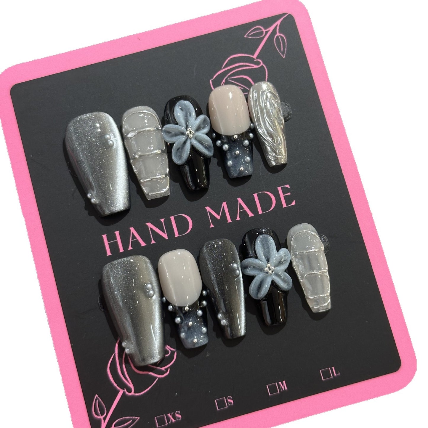 Heavy Industry Cat Eye Nail Art Kit with Nail Tools & Accessories