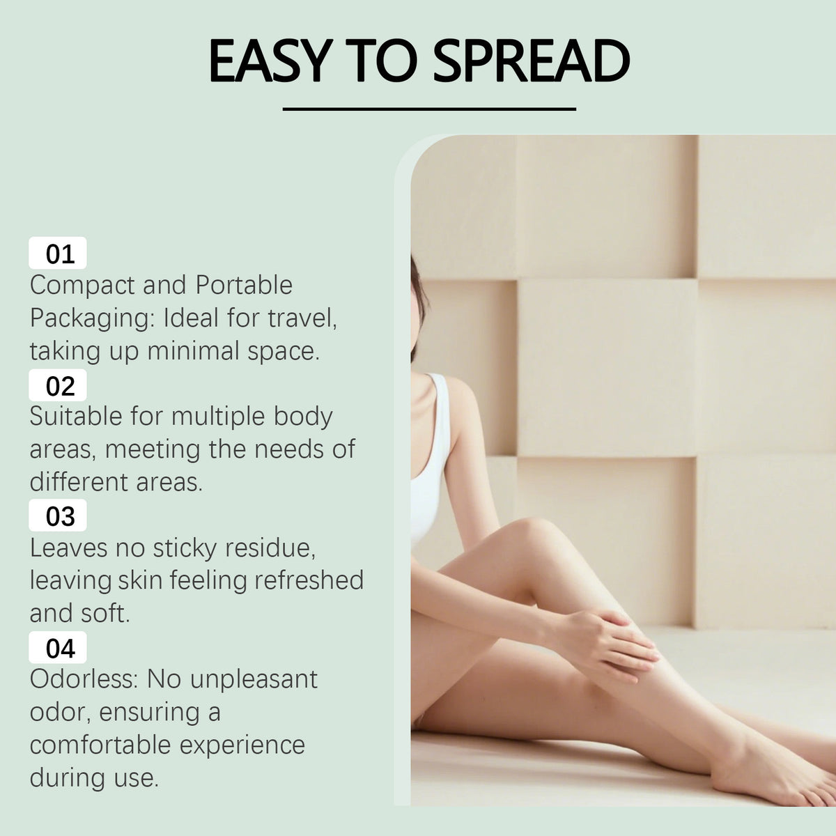 Aloe Hair Removal Cream 120G with Scraper - Gentle & Comfortable Body Care