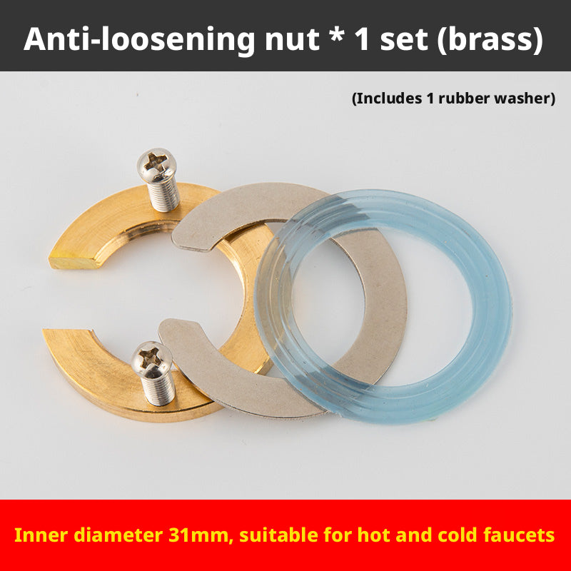 Copper Faucet Anti-Loosening Nuts - Plumbing Hardware Set