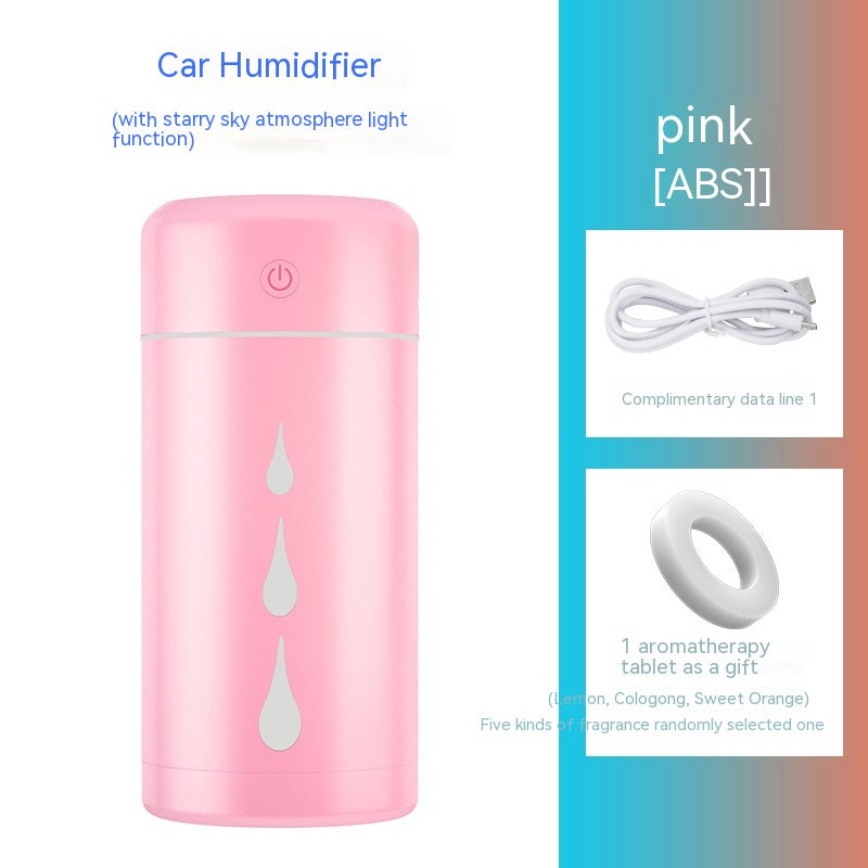 Car Humidifier Aromatherapy Spray for Odor Removal USB Portable